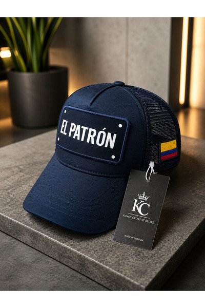 kings cross st store Kabartma yazılı EL PATRON Sabit Dikişli cap