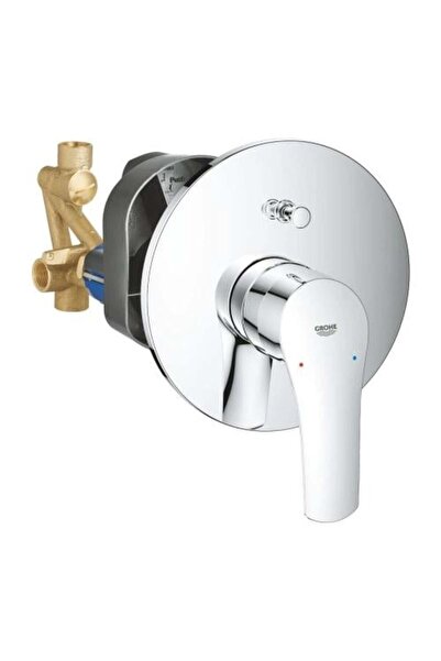 Grohe Eurosmart Concealed Shower Mixer Complete Grohe Eurosmart Chrome Two Li...