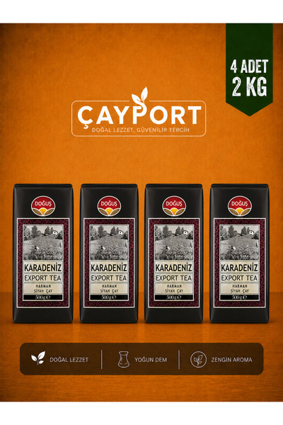 Doğuş Çay Doğuş Karadeniz Export Tea Harman Siyah Çay 500 Gr x 4 Adet Toplam ...