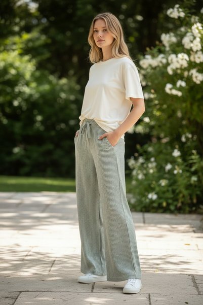 Lavinza Waterway Twisted Pocket Trousers