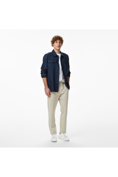 Nautica Erkek Bej Slim Fit Pantolon