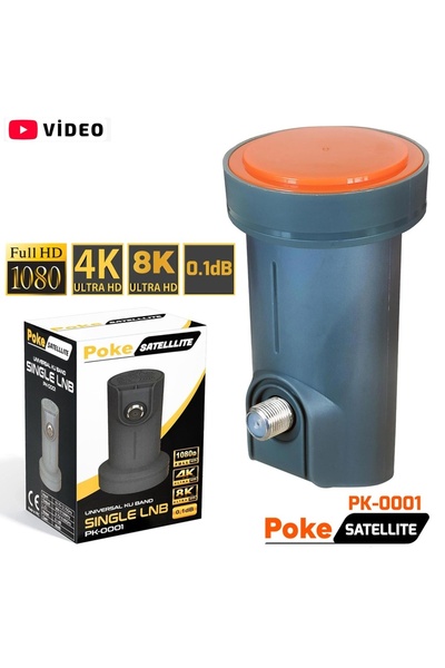 Poke Tekli Lnb Single Yeni 0.1DB 5G 3D 4-8K PK-0001