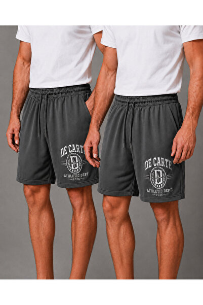De Carte Dc Athletic Dept. 2-Pack Men's Printed Oversize Sports Shorts with S...