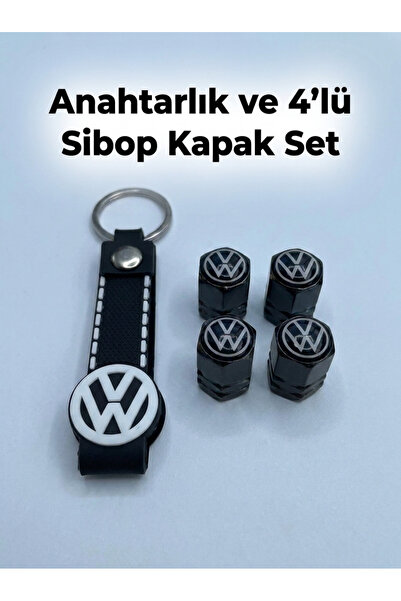 Lazer Store Volkswagen Caddy ile Uyumlu Logolu Siyah Alüminyum Sibop Kapağı v...