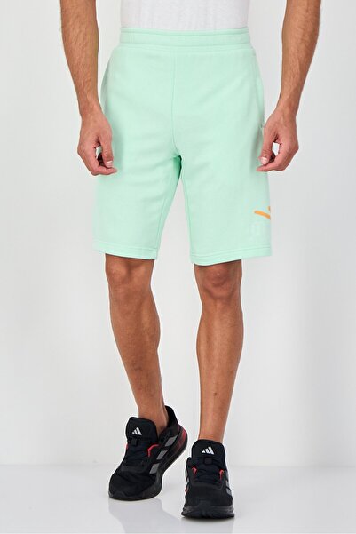 Puma Men Sportswear Fit Brand Logo Outdoor Shorts, Mint Green