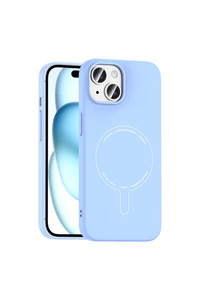 zore iPhone 15 Kılıf Ultra İnce Sert Hafif MagSafe Kamera Korumalı ATA