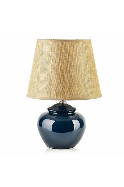 MONDEX Lampă de masă ceramică LETI 13x20x28,5cm bleumarin 1 buc.