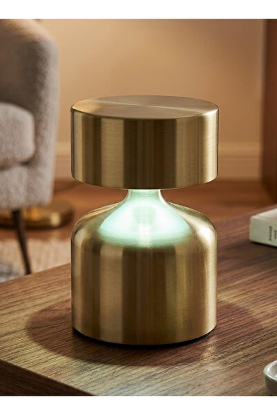 Cady One USB C Rechargeable Touch Led Table Lamp, 3 Colors Stable Metal Base ...