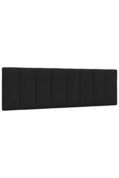 vidaxl Pernă pentru tăblie de pat, Hanko, negru, 160 cm, material textil