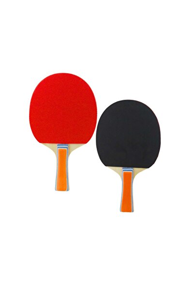 LEAN Set palete tenis de masă, 2 bucăți, roșu / negru, 15 x 15 cm, 27567