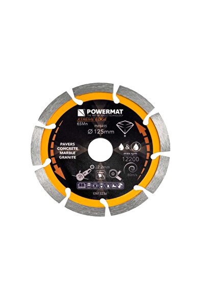 Powermat Disc diamantat segmentat PM-TDCS-1253 T, 125 mm, PM 1495