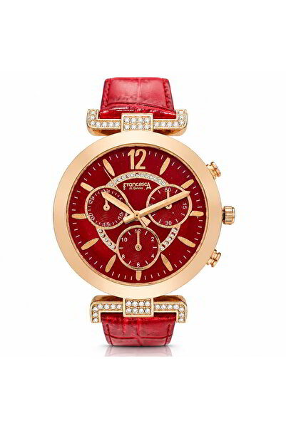 Watch Ceas de dama, Francesca di Geneva, Rosu, FF496