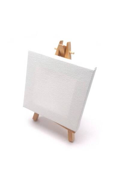 Prima Art كانفس قطن 100% مع ستاند 15cm * 15cm
