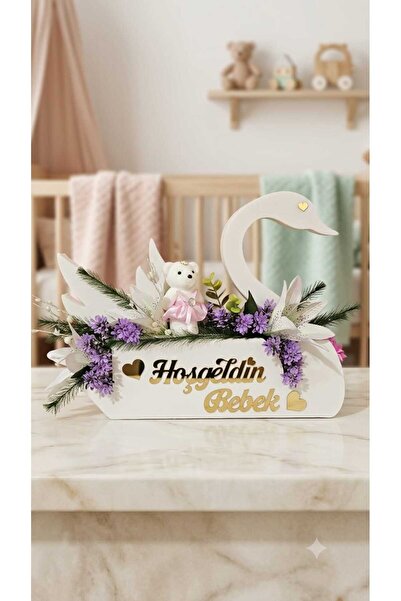 Çiçek Hoşgeldin Bebek Kız Bebek Kuğu