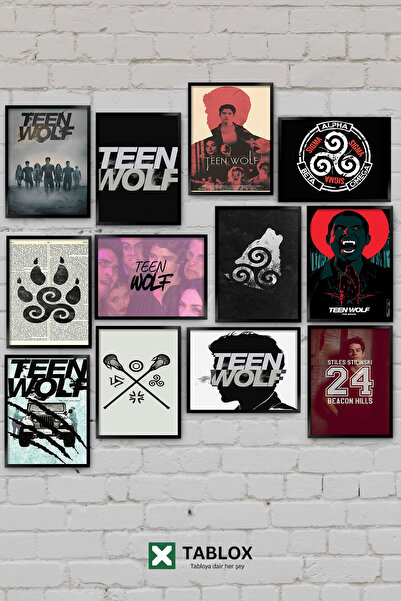 TABLOX 12 piese Teen Wolf Youth Werewolf Scott McCall Seria fantastică Set de...