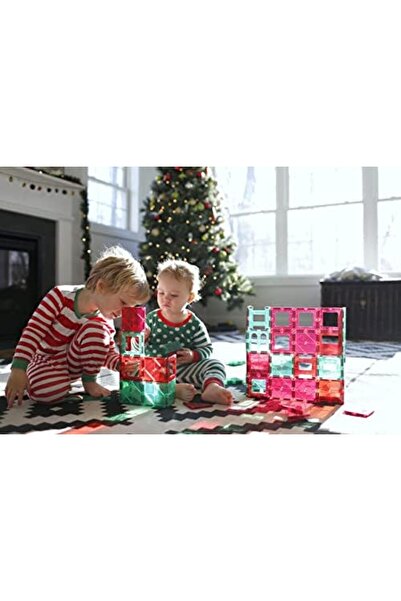 Yıldızan Nry Shop 50 Pieces +6 Pieces Extra Magnetic Block Set I Colorful and...