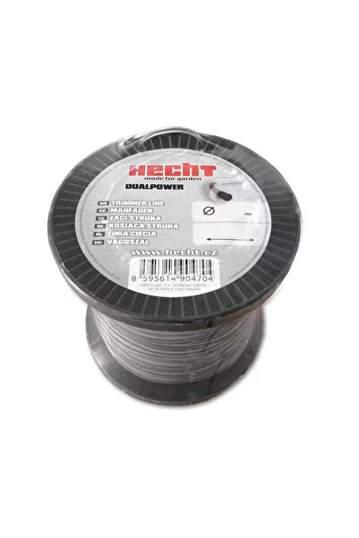 Hecht Sârmă torsadată pătrată, 3 mm x 232 m, inserție metalică rezistentă la ...