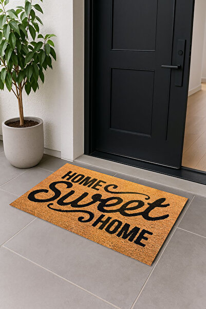 PASPAS HOME Home Sweet Home - Kapı Önü Paspas Dijital Baskılı