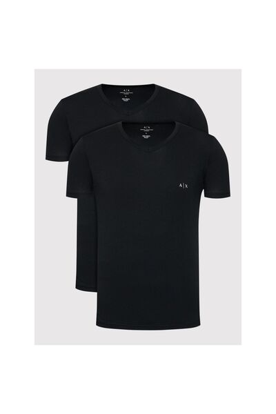 Armani Exchange Set de tricouri pentru bărbați 956004 CC282 Negru