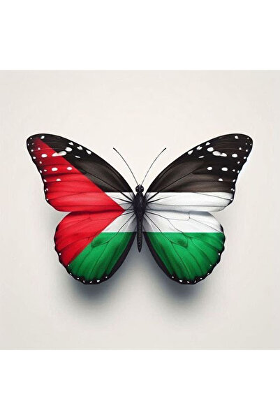 TELLGRAF مجموعة ملصقات بتصميم فلسطيني (4x4 سم، 24 قطعة)