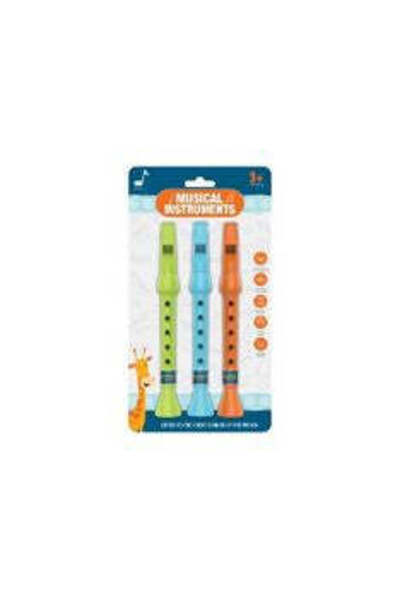 LEAN Set de 3 fluiere de jucărie în formă de animale, 10968