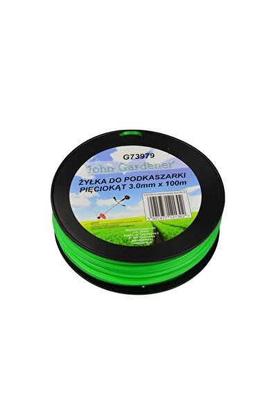GEKO Fir de tăiat pentru mașini de tuns iarba, pentagonal, 3mmx100m, G73979