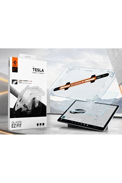 GÜMRÜK BEY Tesla Model Y & Model 3 Glass Screen Protector Anti-Glare