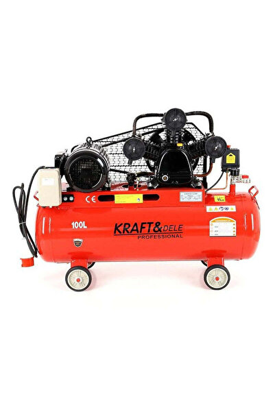 Kraft&dele Compresor de aer cu 3 pistoane, 400 V, 100 l, KD 1477