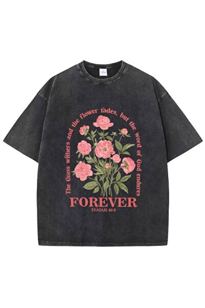 classy moda Unisex Colorful Oversize Printed T-Shirt Streetwear Comfortable F...