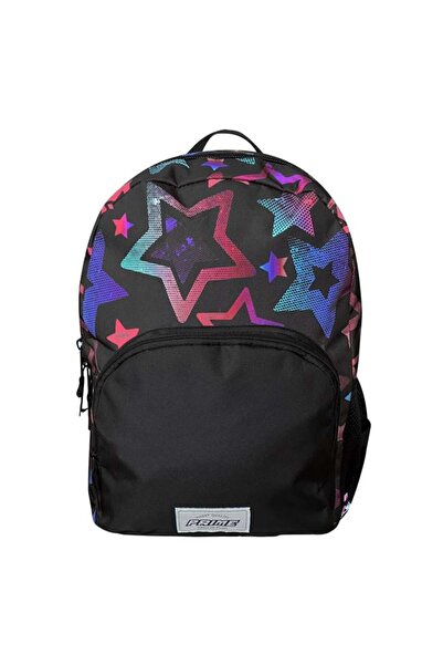 Jumbo Rucsac negru cu stele colorate