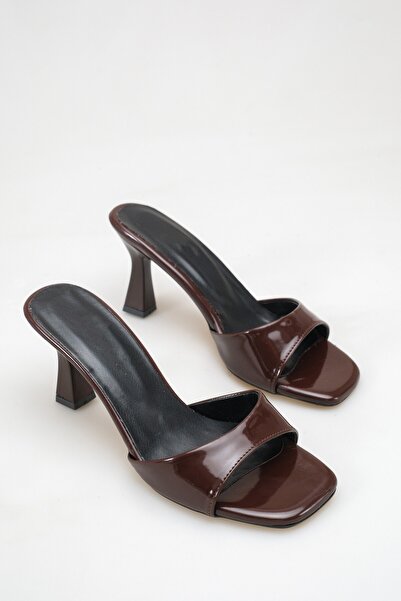 Tolgado Women's Brown Heelled Slippers New Season Style