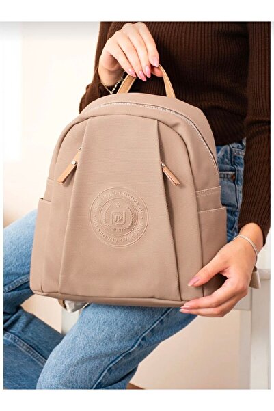 Just Polo Original Justpolo Women's 9-Compartment Backpack and Wallet Combina...