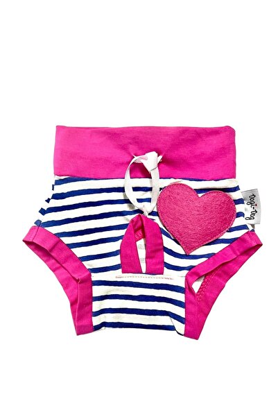 Empressco Small Breed Heart Pink Menstrual Underwear for Dogs & Cats (1-15kg)