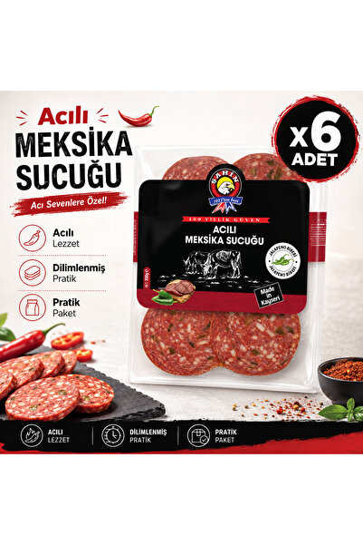 Şahin Acılı Meksika Sucuğu (100 g) x6 adet