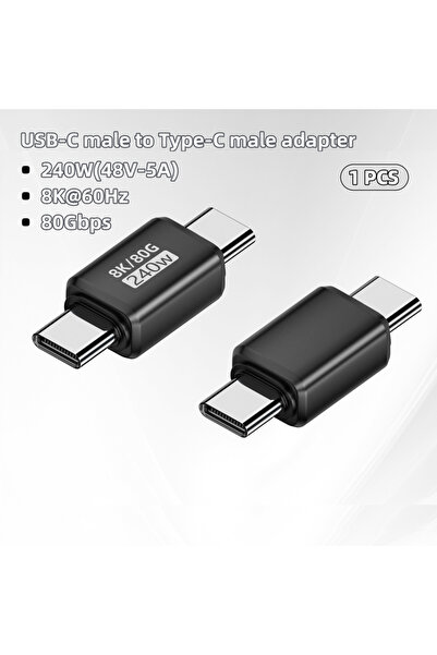 Choice8 240W-GG-ZT-HS U Shape PD240W USB C Adapter 8K@60Hz 80Gbps 180 Degree ...
