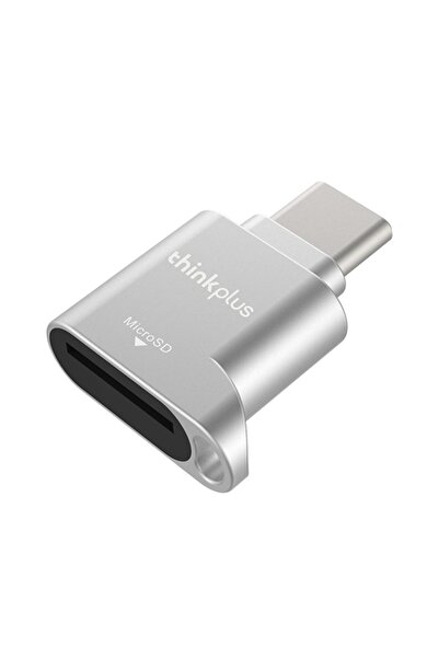 Choice قارئ بطاقات مايكرو SD من نوع C من Thinkplus، محول ذاكرة USB-C معدني صغ...
