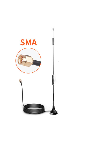 Choice هوائي مغناطيسي SMA KEBIDUMEI 4G LTE بتردد 700-2700 ميجاهرتز، كسب عالٍ ...