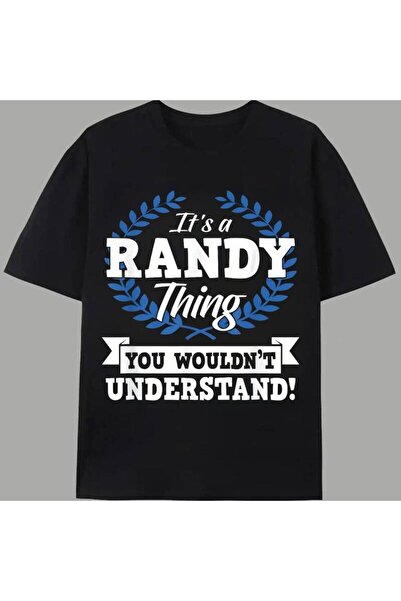 01THEONE تي شيرت رجالي بتصميم ريترو مطبوع عليه 'Randy Thing You Wouldn't Unde...