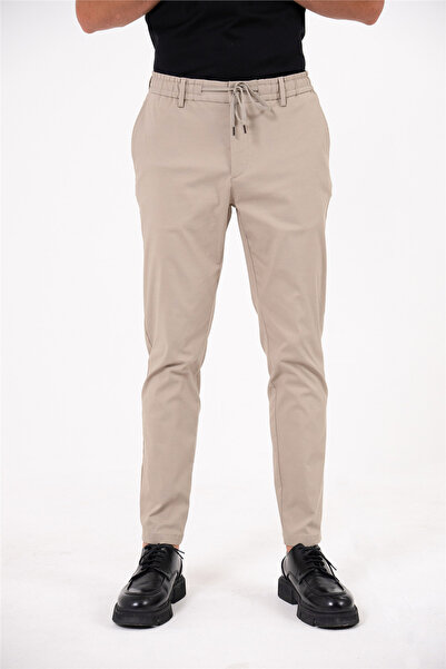 GMG FIRENZE Beige Men's Jogger Pants Gu26Mss01011