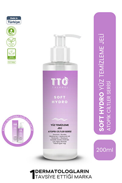 TTO Thermal Soft Hydro Facial Cleansing Gel for Atopic Skin 200 ml |   Moistu...