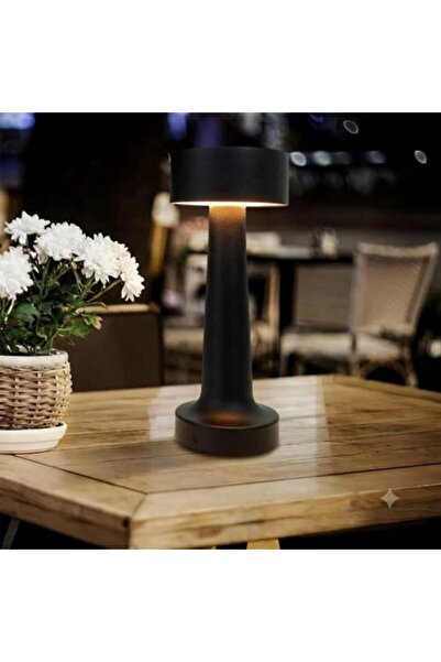 general brand Black Wireless LED Touch Table Lamp 3 Levels