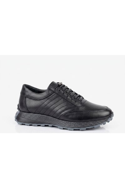 ERDOĞAN TULGAR Genuine Leather Hidden Laces 4 Season Long Sole Casual Men's Sports Classic Shoes Te0112