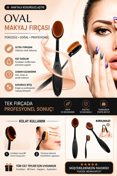 RED TOUCH Foundation brush