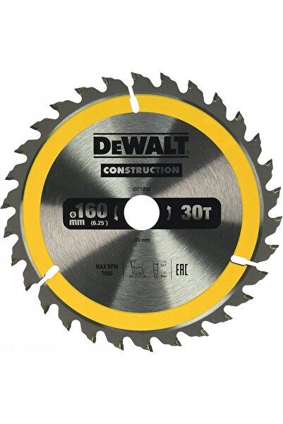 Dewalt Disc de tăiere DT1932 160 x 20 mm 30 dinți