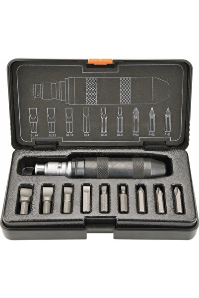 NEO Tools Set de chei de impact NEO 1/2 pentru impact, 11 piese, 04-250 + valiză
