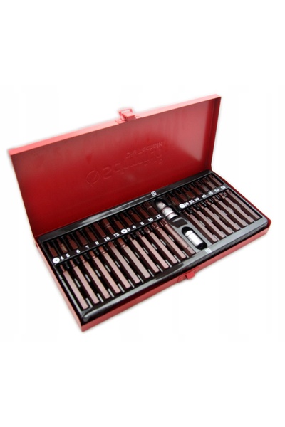 SCHMITH SCH01B06001 Set de biți de șurubelniță S2, 40 bucăți