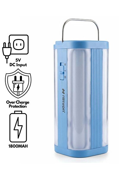 nimron Rechargeable Emergency LED Lantern – 84 PCS SMD LED, Dual 1800mAh Batt...