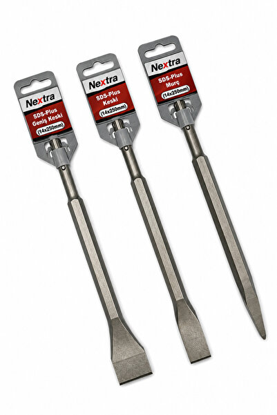 NEXTRA Sds Hilti Ucu Keski Geniş Keski Kırıcı Uç Murç Set