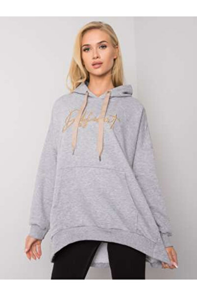 Relevance Women's Sweatshirt, RELEVANCE, Cotton, Long Sleeve, Gray, model RV-...