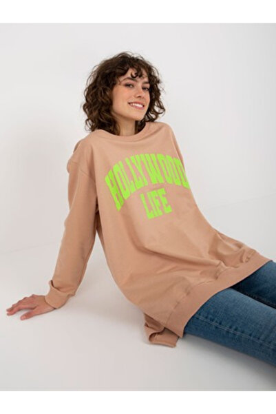 Vikki Women's Sweatshirt, Vikki, Cotton, Long Sleeve, Pink, model VI-BL-3102.01P